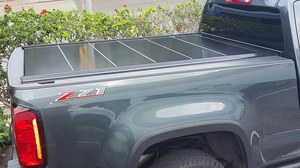 Tapa Rígida de Plataforma Cuádruple de Aluminio a Medida, Resistente, con Cierre Impermeable para Camionetas GMC Sierra, Chevy <span class=keywords><strong>Silverado</strong></span>, Dodge - Product Image 4