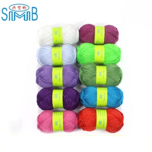 Tô Châu Huicai Sản Phẩm Củ<span class=keywords><strong>a</strong></span> Trung Quốc Acrylic Đan Sợi Với Polyester <span class=keywords><strong>Lurex</strong></span>, Acrylic Kim Loại 3 Ply ĐAN SỢI - Product Image 5