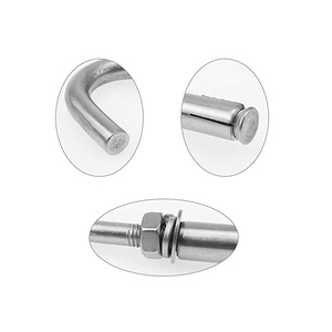 Anclaje de manguito tipo C o tipo O de acero inoxidable y acero al carbono, color plateado, marca Sardis/OEM, M6-M12, sujetador de construcción extraíble - Product Image 6