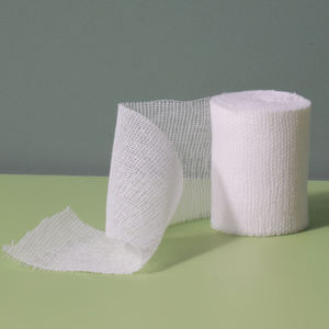 Consumibles Médicos Marca RICH, Vendaje Elástico de Alta Elasticidad, Rollo de Apósito de Gasa Quirúrgica Estéril, Transpirable, Suave y Cómodo, CE, Blanco - Product Image 1