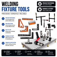 Table de soudage 3D à haute planéité, ensemble d'outils flexibles, banc en fonte pour opérations de soudage en atelier