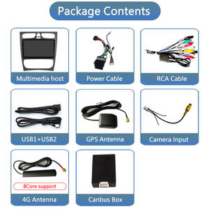 Radio à écran tactile pour voiture Android pour Benz W203 W209 W219 classe A A160 classe C C180 C200 <span class=keywords><strong>CLK200</strong></span> C230 G500 2K écran 12 + 256G - Product Image 4