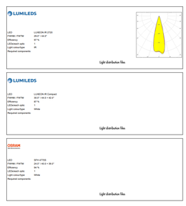 LEDils CP13071_IRENE-IR-12 <b>LED</b> Lenses Assemblies Security <b>Lighting</b>-IR Assembly Lens <b>With</b> Holder Clear Elliptical Oval Adhesive - Product Image 5