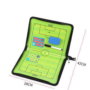 Tableau d'entraînement de football magnétique avec sac à fermeture éclair, tableau tactique effaçable à sec pour l'entraînement au football - Product Image 2