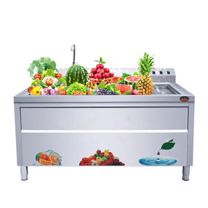 Lavadora de frutas y verduras, máquina de limpieza para restaurante/uso doméstico, lavadora de platos para bebés con flujo de agua de burbujas - Product Image 1