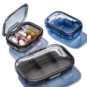 La Mini Caja de Medicamentos Portátil es una Caja de Medicamentos Sellada que te Recuerda a llevar y guardar los medicamentos por la mañana, <span class=keywords><strong>al</strong></span> <span class=keywords><strong>mediodía</strong></span> y - Product Image 5