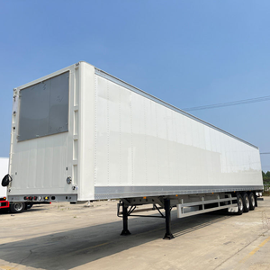 Semi-remorque frigorifique de haute qualité 40FT 45FT pour le transport de poisson et de produits alimentaires, camion frigorifique à vendre - Product Image 1
