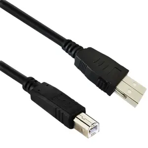 커스텀 28AWG 고속 데이터 케이블 AM에서 BM까지 래치 USB 2.0 케이블