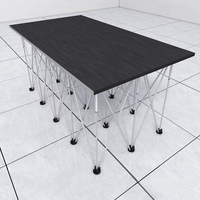 Fabricant vente en gros de pieds d'araignée multi-fonction établi plaque de roche bois carreaux de verre table d'opération établi télescopique