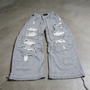 Pantalones Deportivos Casuales al por Mayor con Diseños Modernos Personalizados OEM, Pantalones Deportivos Lisos, Pantalones para Hombre con Efecto Desgastado - Product Image 2