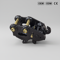 Attache rapide hydraulique haute performance RIBETTER pour mini-excavatrice, conception innovante pour chargeuses-pelleteuses de 1 à 30 tonnes