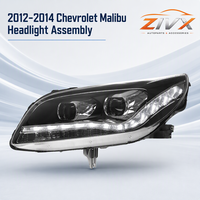 Ensemble de phares modifiés pour Chevrolet Malibu 2012-2014, feux de jour à LED, clignotants séquentiels, phare avant
