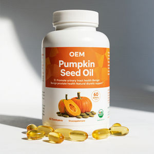 OEM/ODM 天然前立腺＆活力サポートソフトジェル（パンプキンシードオイル45％脂肪酸、ノコギリヤシエキス配合） - Product Image 1