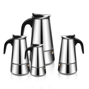 Haute qualité 304 acier inoxydable électrique Moka Pot 6 tasses clair verre Borosilicate expresso cafetière moka <span class=keywords><strong>percolateur</strong></span> - Product Image 3