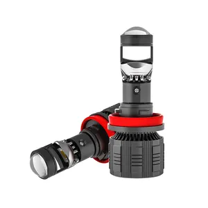 Süper mini Lens serisi 19mm çap H8 H9 H11 72 watt 36V mükemmel ışık deseni ile led far gerek araba lensler