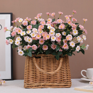 ช่อดอกกุหลาบประดิษฐ์ Ruilisi ดอกไม้ผ้าไหมสำหรับตกแต่งงานแต่งงานและบ้าน - Product Image 2
