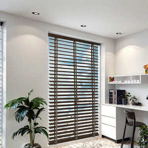 <span class=keywords><strong>Persianas</strong></span> Venecianas de Plástico Ecológicas Personalizables al por Mayor con Diseño Liso para Ventanas Francesas, <span class=keywords><strong>Aislamiento</strong></span> Térmico - Product Image 4
