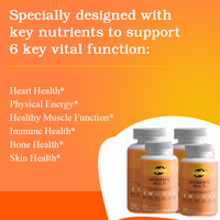 Suplemento Multivitamínico para Mujeres OEM/ODM, con Biotina, Calcio, Ácido Fólico, Hierro y Zinc, Favorece el Bienestar General