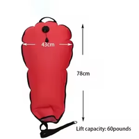 Sac de levage de plongée sous-marine, sac de flottabilité robuste en nylon 210D TPU avec valve de vidange