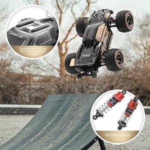 HYPER GO H16BM 1/16 4WD RTR Auto RC sin Escobillas, Motor 2845 4200KV, ESC 45A, 42MPH, Camioneta Monstruo Todoterreno <span class=keywords><strong>de</strong></span> Alta Velocidad - Product Image 3