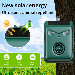 Nuevo Repelente de Aves Ultrasónico Solar USB para Exteriores con Luz Estroboscópica Infrarroja, Frecuencia de 15.5-55.5Hz, para la Nueva Temporada de Otoño - Product Image 2