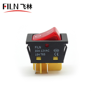 FILN KCD4 22*30mm 1NO1NC 4pin T85 "ON-OFF transparan penutup saklar <span class=keywords><strong>Rocker</strong></span> biasa tanpa lampu Led - Product Image 6