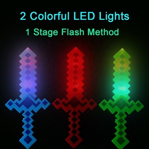 Sabres laser LED clignotants <span class=keywords><strong>de</strong></span> 15 pouces avec effets sonores en PVC – Accessoires <span class=keywords><strong>de</strong></span> fête pour garçons, idéal pour <span class=keywords><strong>photos</strong></span> et spectacles, cadeau et choix premium - Product Image 3