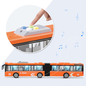 <span class=keywords><strong>Autobus</strong></span> <span class=keywords><strong>Giocattolo</strong></span> Elettrico con Luci e Musica per Bambini, Scala 1:16, <span class=keywords><strong>Autobus</strong></span> a Due Piani con Porte Apribili, <span class=keywords><strong>Autobus</strong></span> Scolastico, Camion <span class=keywords><strong>Giocattolo</strong></span> a Frizione - Product Image 5