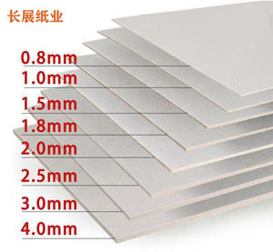 Cartón con laminación Gris Hoja de aglomerado de 2mm Precios Cajas de cartón baratas Hoja de cartón gris - Product Image 3