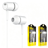Aksesoris Earphone Murah Earphone Berkabel Earbud In-Ear Headphone 3.5mm Dengan Mikrofon untuk Samsung Android Mobile Universal