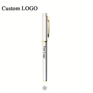 Executive Business Gift: Heavy Weight Luxury Metal Rollerball <b>Pen</b> with Custom Logo - Product Image 1