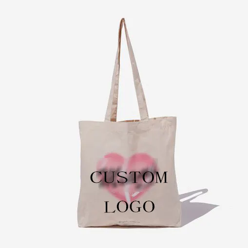 New Designer Cotton Candy Beach Custom Canvas Tote Bag Shopping Custom Mini Tote Cotton Bags