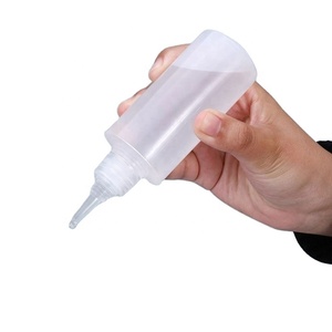 High Quality 120ml Soft Squeeze Bottle Glue Plastic Soft Squeeze Long Spout Bottle With Screw <b>Cap</b> - Product Image 2