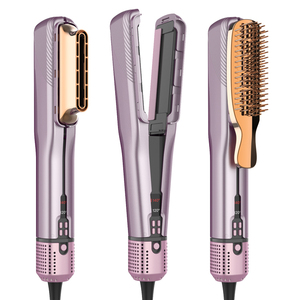 Nuovo Design portatile 2-in-1 asciugacapelli e piastra ionica per capelli sia a secco e bagnato capelli ad alta velocità soffiatore - Product Image 1