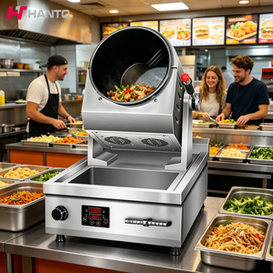 Robot de cuisine commercial de luxe en acier inoxydable, machine à faire sauter automatiquement 5000W pour hôtels <span class=keywords><strong>5</strong></span> étoiles, Dubaï, Moyen-Orient, restauration - Product Image 1