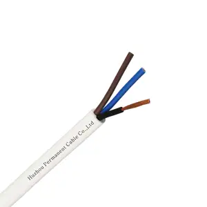 YJ OEM H05VV-F 3*0.75mm2 3 코어 18AWG 10A 300V ~ 500V 중형 OEM 3183Y 플렉시블 케이블-5 .. 70C 주전원 케이블