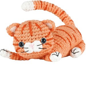 Kit de Ganchillo DIY para Animales <span class=keywords><strong>Amigurumi</strong></span>, Material de Hilo para Hacer Juguetes, Lindo Colgante de Peluche, Decoración para el Hogar, Regalo - Product Image 5