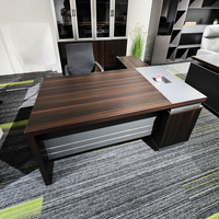 Facile à installer Bureau en mélamine pour le chef de bureau Table de bureau exécutive Bureau de luxe pour le chef de la direction