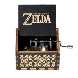 Ever Bright Hand-Cranked Music Box Wood Music Boxes The Legend Zelda Theme Music Box