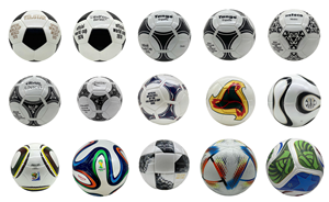 Ballons de football pour adultes, taille 5, ensemble complet, sans couture, en PU, pour les tournois de football mondiaux 1970-2026, spécial matchs, ajustement parfait - Product Image 1