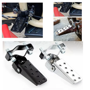Nuevas Estriberas Plegables de Aleación de Aluminio para Motocicleta, Pedales Amortiguadores, Piezas Modificadas Compatibles con Accesorios - Product Image 1