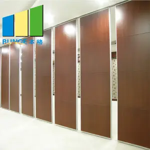Soundproof Active Sliding Aluminium Multi-functional Conference Hall Folding MDF Acrylic Wall Partition Office Furniture Modern