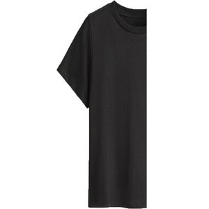 T-shirt personnalisé pour femme, style streetwear, col rond, manches courtes, 100% coton biologique, molleton uni 280g, respirant et écoresponsable - Product Image 6