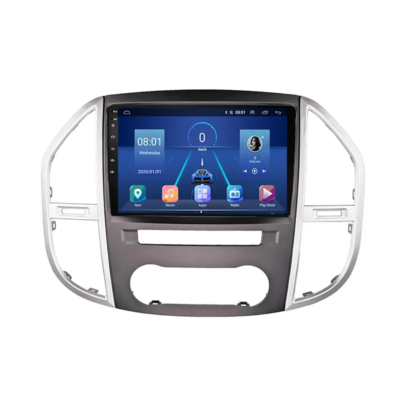 Carplay Android 13 Auto Video für Benz Vito 3 2014-2020 DVD-Player Autoradios Audio 2Din GPS RDS WIFI Stereo-Autoradios