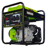 Nouveau modèle Mini groupe électrogène à essence 5.5KW/5.5KVA/6.88KVA Super silencieux puissance Portable 220V/380V 4 temps moteur refroidi par air 50Hz
