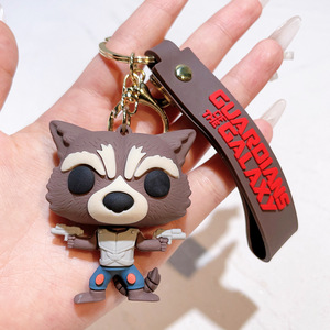 Llavero de Silicona con Diseño de Guardián de la Galaxia, Novedad 2026, Figuras de Anime de Películas, Ciervo, Búho, Monstruo, Colgante, Regalo - Product Image 4