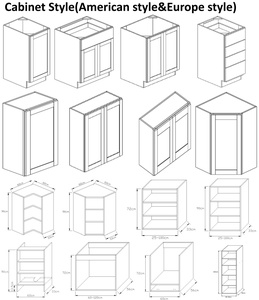 Armoires <span class=keywords><strong>de</strong></span> <span class=keywords><strong>cuisine</strong></span> modernes écologiques en bois massif avec placage, design personnalisé, modulaires, <span class=keywords><strong>pour</strong></span> petites cuisines - Product Image 3