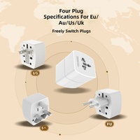 Adaptateur de prise Z4, convertisseur de norme américaine, norme européenne, norme australienne, adaptateur de prise électrique à deux broches triangulaires