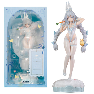 Figura de Anime de 26 cm de Azur Lane Le Manjuu, 1/6, Versión Listless Lapin, Conejo Blanco Perezoso, Modelo de Juguete, Figura de Acción de Regalo - Product Image 2