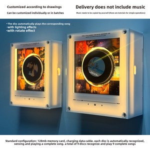 Imanes <span class=keywords><strong>de</strong></span> Refrigerador Acrílicos Personalizados, Caja <span class=keywords><strong>de</strong></span> <span class=keywords><strong>Música</strong></span> BTS con Luz Nocturna, Sensor Magnético NFC, Canto Automático, Foto Personalizada - Product Image 5